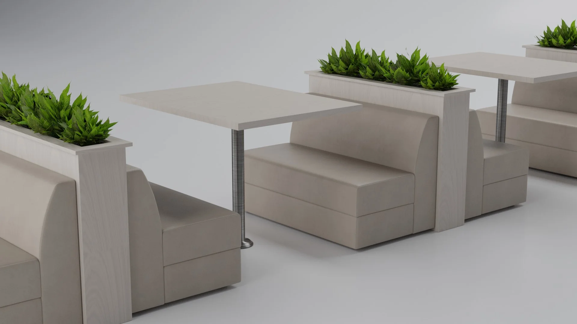 Commercial modular seating from the AA1 101 collection by Cria Furniture